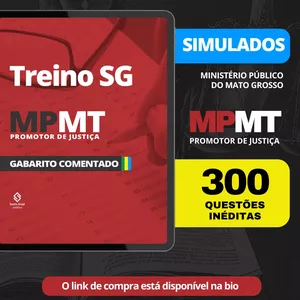 Imagem do curso MPMT 2026 | Treino SG - 300 questões