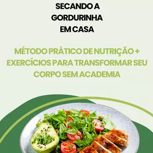 Imagem de capa para o Ebook Secando a Gordura em Casa 