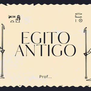 Imagem de capa para o Ebook Egito antigo slides - Prof. Rodrigo
