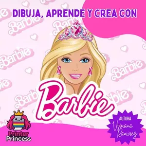 Imagen de portada para Ebook Dibuja, Aprende y Crea con Barbie