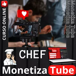 Imagen de portada para Curso online Monetizatube - Chef