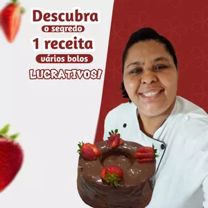 Imagem do curso Descubra O Segredo 1 Receita Vários Bolos Lucrativos!