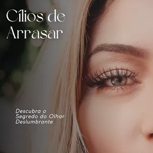 Imagem do curso "Cílios de Arrasar: Descubra o Curso que Vai Transformar seu Olhar e Deixar Todos de Queixo Caído!"
