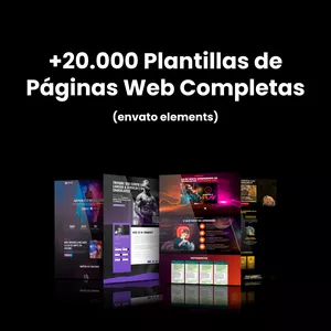 Imagen de portada para Ebook +20.000 Plantillas de Páginas Web Completas