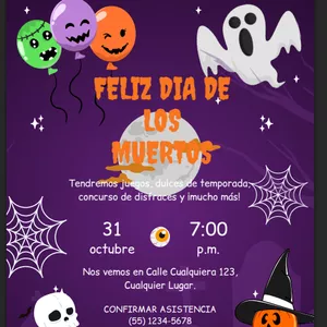 Imagen de portada para Ebook Invitacion de fiesta de Halloween