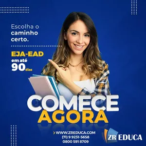 Imagem do curso  EJA - SUPLETIVO ONLINE  - EDUCAÇÃO DE JOVENS ADULTOS -