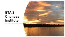 ETA 2 Oneness Institute logo