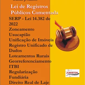 Imagem de capa para o Ebook Lei de Registros Públicos Comentada - Lei 6.015/73 com o SERP