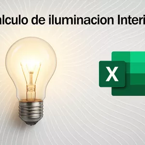 Imagen de portada para Ebook Cálculo de Iluminación Interior en Excel – Método de Lúmenes