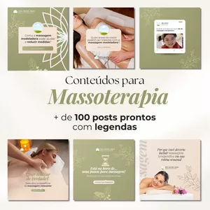 Imagem de capa para o Curso online PACK CANVA MASSOTERAPIA 