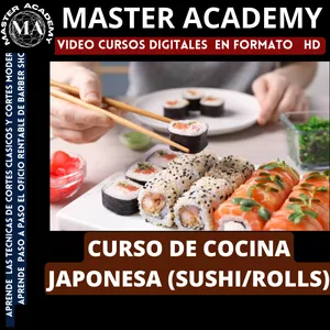 Imagen de portada para Curso online CURSO DE COCINA JAPONESA (SUSHI/ROLLS)