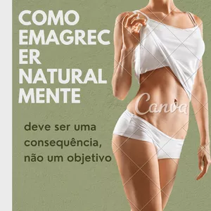 Imagem de capa para o Ebook COMO EMAGRECER NATURALMENTE 