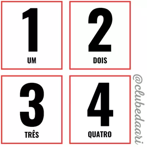 Imagem de capa para o Ebook CARDS COM NUMERAIS 0 AO 50