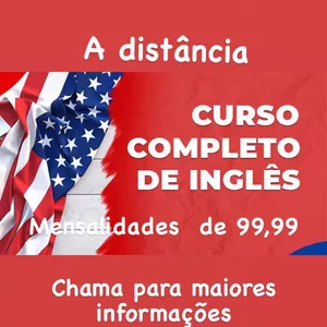Imagem de capa para o Curso online CURSO DE INGLES COMPLETO