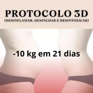 Imagem de capa para o Ebook PROTOCOLO 3D - reduza até 10 quilos em 21 dias