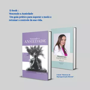 Imagem de capa para o Curso online E-book Vencendo a Ansiedade: Um Guia Prático para Superar o Medo e Retomar o Controle.
