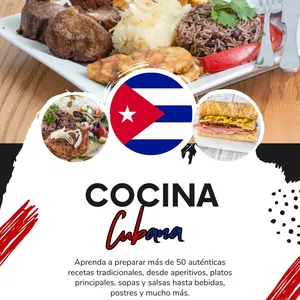 Imagen de portada para Ebook Cocina Cubana: Aprenda a Preparar más de 50 Auténticas Recetas Tradicionales, desde Entradas, Platos Principales, Sopas, Salsas hasta Bebidas, Postres y más