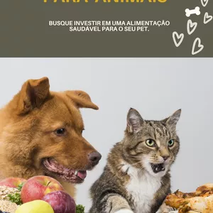 Imagem de capa para o Ebook Alimentos Caseiros Para Animais