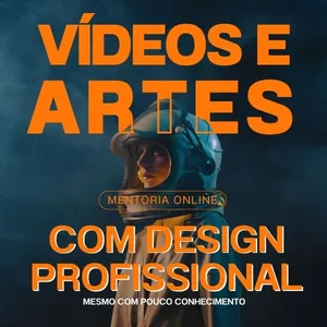 Imagem de capa para o Serviço online Mentoria Online – Vídeos e Artes com Design Profissional