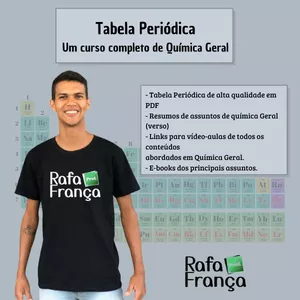 Imagem de capa para o Ebook Tabela Periódica, um curso completo de Química Geral!