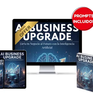 Imagen de portada para Ebook AI BUSINESS UPGRADE™ — Versión Reducida | Sistema IA Estratégica 360° sin Bonus
