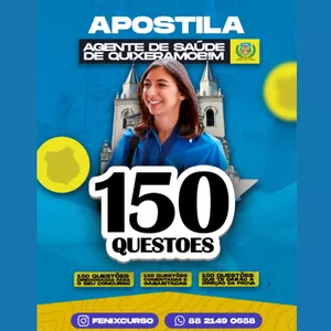 Imagem de capa para o Curso online 150 QUESTÕES COMENTADAS | AGENTE DE SAÚDE | PREFEITURA DE QUIXERAMOBIM