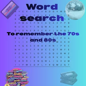 Cover image for Ebook Word search: To remember the 70s and 80s