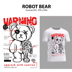 Imagen de portada para Curso online OSO ROBOT - Robot Bear Vector EPS