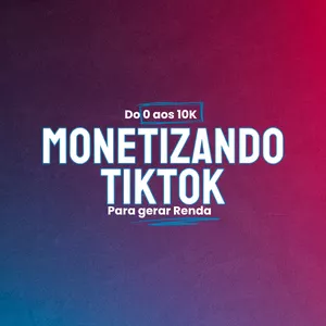 Imagem de capa para o Ebook Do 0 aos 10k, Monetizando Tiktok para gerar renda