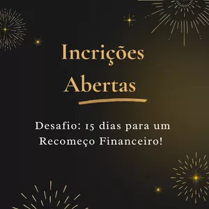 Imagem de capa para o Curso online Desafio primeiro passo para mudar sua vida financeira 