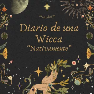 Imagen de portada para Ebook Diario de una Wicca, "El Circulo Sagrado"  Descubre el Diario de una Wicca: Tu Guía para una Vida Mágica y Alineada con la Luna 