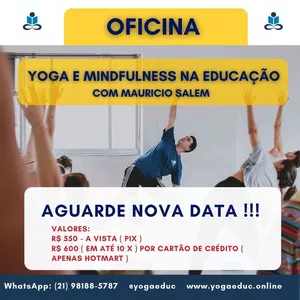Imagem do curso Oficina 02 - 5 Passos para ter crianças mais calmas e concentradas com Yoga e Meditação na Escola, com Mauricio Salem ( online )