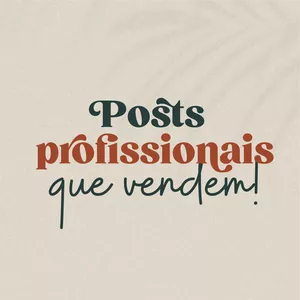 Imagem de capa para o Curso online Posts Profissionais que Vendem