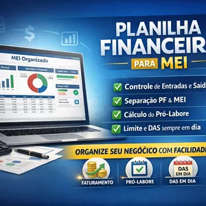 Planilha MEI Organizado: Planilha Prática para Controle Financeiro do Seu Negócio