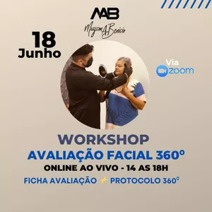 Imagem de capa para o Evento online WORKSHOP - AVALIAÇÃO FACIAL 360º