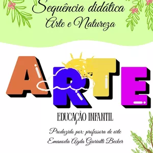 Imagem de capa para o Ebook Sequência Didática: Arte e Natureza na Educação Infantil