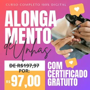 Imagem do curso  CURSO ALONGAMENTO DE UNHAS - JORNADA EMPREENDEDORA V1.0