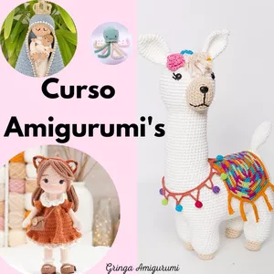 Imagem de capa para o Curso online CURSO DE AMIGURUMI PASSO A PASSO