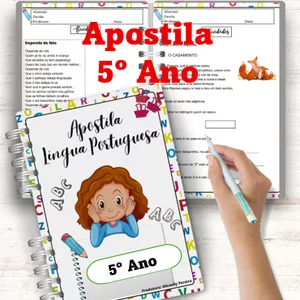 Imagem de capa para o Ebook Apostila de apoio+atividades+5º+ano