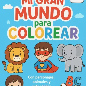 Imagen de portada para Ebook MI GRAN MUNDO PARA COLOREAR 