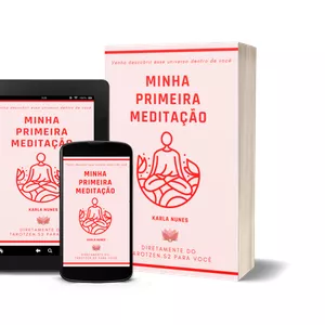 Imagem de capa para o Ebook Minha Primeira Meditação