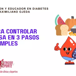 Imagen de portada para Ebook Controla tu glucosa en solo 3 pasos 