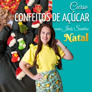 Imagem de capa para o Curso online Confeitos de Açúcar de Natal