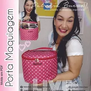 Imagem de capa para o Curso online MOLDE- Porta Maquiagem 