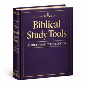 Cover image for Ebook Biblical Study Tools: 13 Dictionaries Collection
