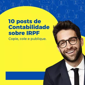 Imagem de capa para o Ebook 10 POSTS SOBRE IRPF