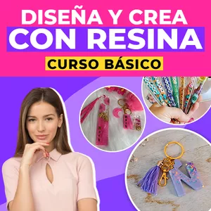 Imagen de portada para Curso online DISEÑA Y CREA CON RESINA: Curso Básico