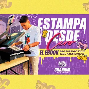 Imagen de portada para Ebook E-Book "Estampa desde cero" / Sublimación - Vinilo Textil y DTF 