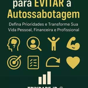 Imagem de capa para o Ebook Boas Estratégias  para EVITAR a Autossabotagem