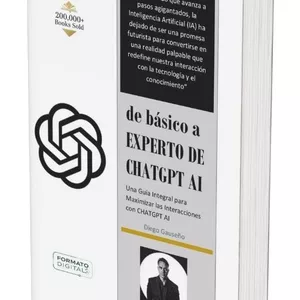 Imagen de portada para Ebook "de básico a EXPERTO EN CHATGPT AI"